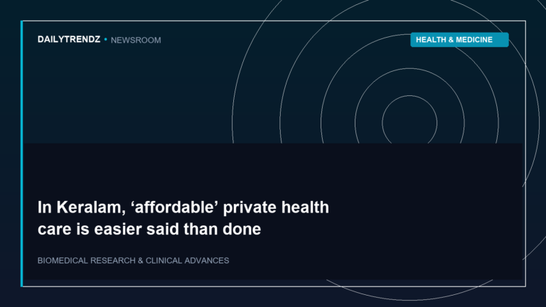 Editorial visual representation of In Keralam, ‘affordable’ private health care is easier said than done within the context of Health & Medicine.