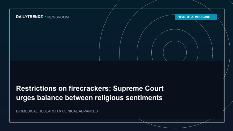 Editorial visual representation of Restrictions on firecrackers within the context of Health & Medicine.